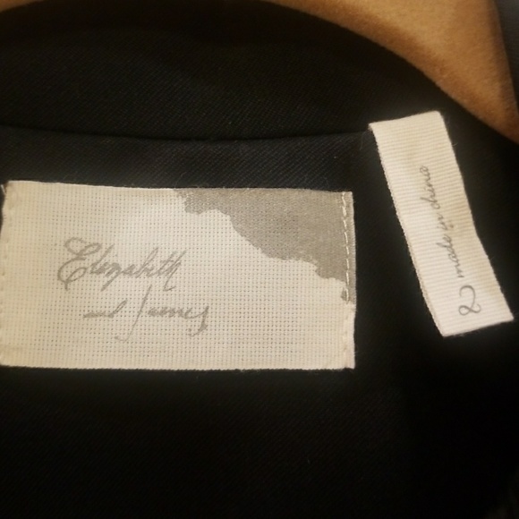 BNWOT black jacket w/ vest sz 2 - Picture 5 of 6